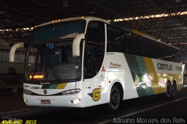 Empresa Gontijo de Transportes 17080 na cidade de Bauru, São Paulo, Brasil, por Adriano Moraes dos Reis. ID da foto: 1405931.