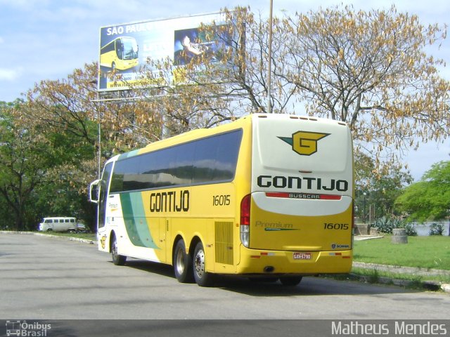 Empresa Gontijo de Transportes 16015 na cidade de Vitória, Espírito Santo, Brasil, por Matheus Mendes. Número da foto: #1406894.