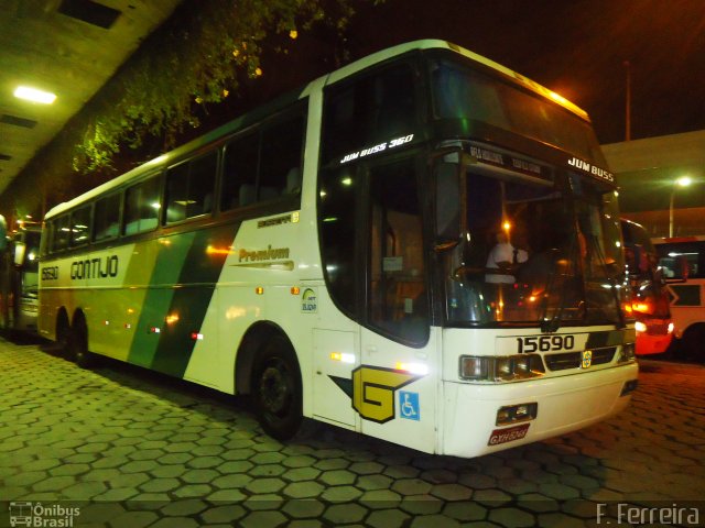 Empresa Gontijo de Transportes 15690 na cidade de Belo Horizonte, Minas Gerais, Brasil, por Fabri Ferreira. ID da foto: 1408119.