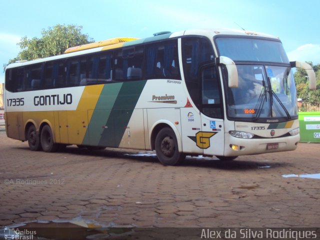 Empresa Gontijo de Transportes 17335 na cidade de Porto Velho, Rondônia, Brasil, por Alex da Silva Rodrigues. Número da foto: #1408539.