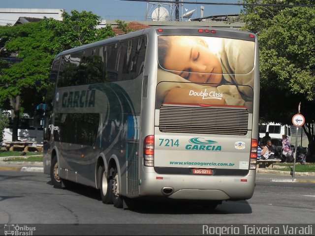 Viação Garcia 7214 na cidade de São Paulo, São Paulo, Brasil, por Rogério Teixeira Varadi. Número da foto: #1407427.