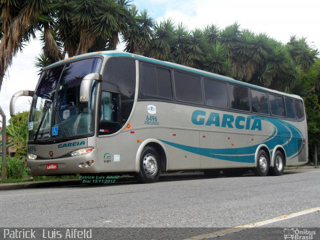 Viação Garcia 6496 na cidade de Curitiba, Paraná, Brasil, por Patrick  Luis Aifeld. ID da foto: 1408592.