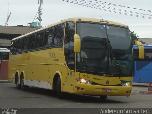 Viação Itapemirim 8007 na cidade de Rio de Janeiro, Rio de Janeiro, Brasil, por Anderson Sousa Feijó. Número da foto: #1408727.