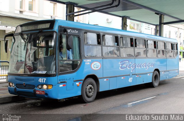 Biguaçu Transportes Coletivos Administração e Participação 417 na cidade de Florianópolis, Santa Catarina, Brasil, por Eduardo Souto Maia. Número da foto: #1411549.