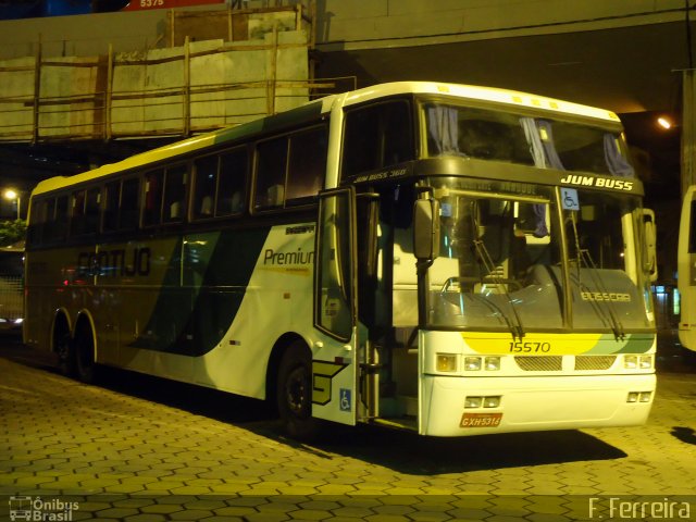 Empresa Gontijo de Transportes 15570 na cidade de Belo Horizonte, Minas Gerais, Brasil, por Fabri Ferreira. ID da foto: 1409782.