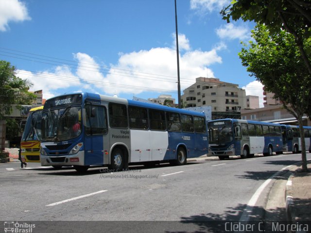 Viação Piracicabana São Roque 7230 na cidade de São Roque, São Paulo, Brasil, por Cleber C.  Moreira. ID da foto: 1410666.