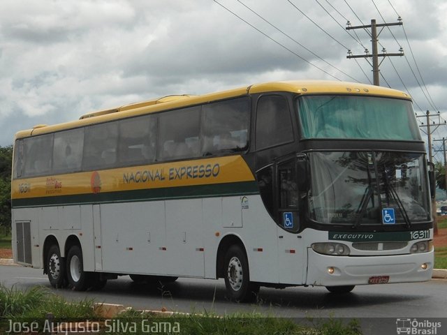 Nacional Expresso 16311 na cidade de Brasília, Distrito Federal, Brasil, por José Augusto da Silva Gama. Número da foto: #1411071.