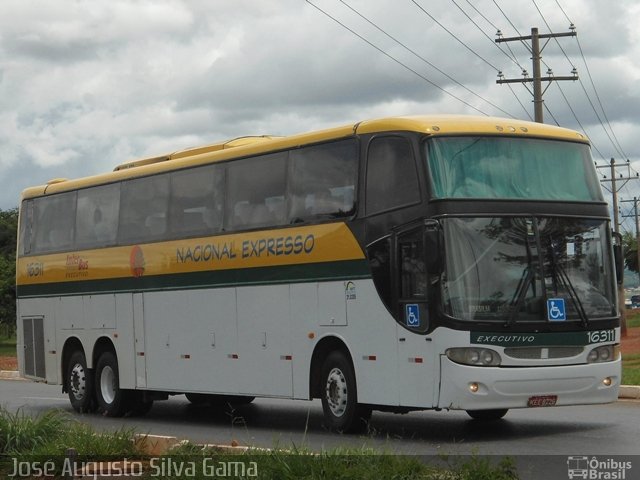 Nacional Expresso 16311 na cidade de Brasília, Distrito Federal, Brasil, por José Augusto da Silva Gama. ID da foto: 1411071.