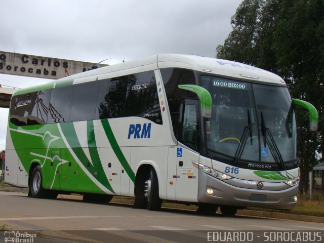 PRM Turismo 816 na cidade de Sorocaba, São Paulo, Brasil, por EDUARDO - SOROCABUS. Número da foto: #1410743.