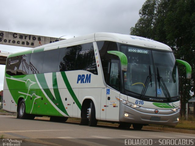 PRM Turismo 816 na cidade de Sorocaba, São Paulo, Brasil, por EDUARDO - SOROCABUS. ID da foto: 1410743.