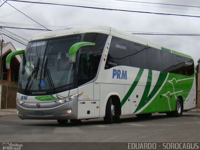 PRM Turismo 816 na cidade de Sorocaba, São Paulo, Brasil, por EDUARDO - SOROCABUS. ID da foto: 1410728.