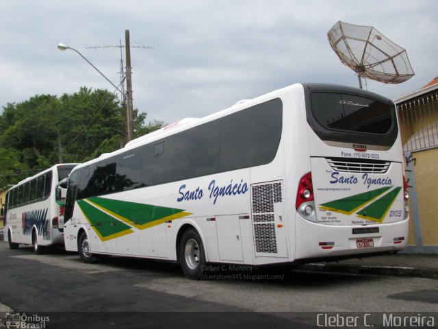 VSI - Viação Santo Ignácio 2103 na cidade de São Roque, São Paulo, Brasil, por Cleber C.  Moreira. ID da foto: 1410837.