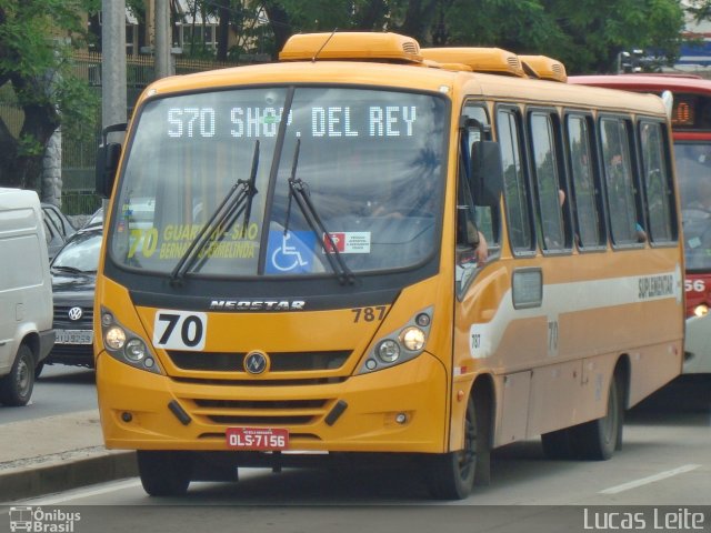 Transporte Suplementar de Belo Horizonte 787 na cidade de Belo Horizonte, Minas Gerais, Brasil, por Lucas Leite. Número da foto: #1411033.