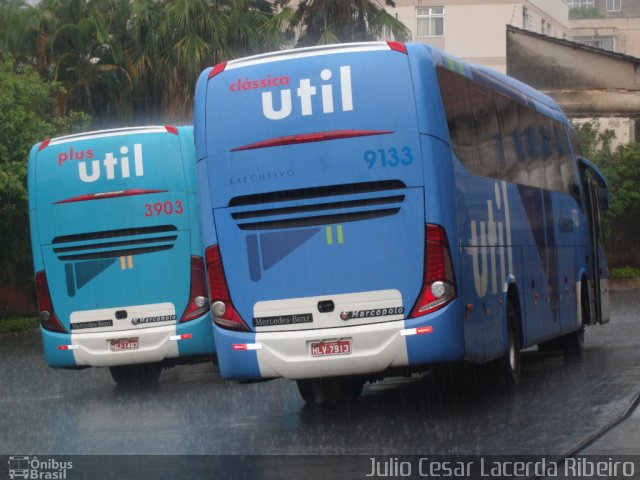 UTIL - União Transporte Interestadual de Luxo 9133 na cidade de Belo Horizonte, Minas Gerais, Brasil, por Julio Cesar Lacerda Ribeiro. Número da foto: #1410536.