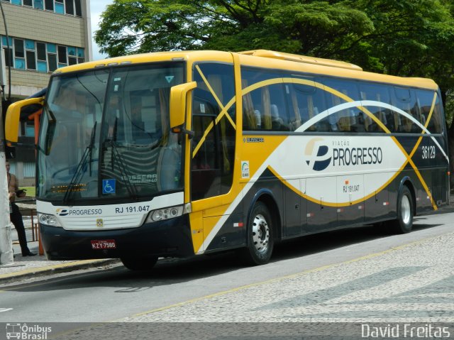 Viação Progresso 36129 na cidade de Volta Redonda, Rio de Janeiro, Brasil, por David Freitas. ID da foto: 1413548.