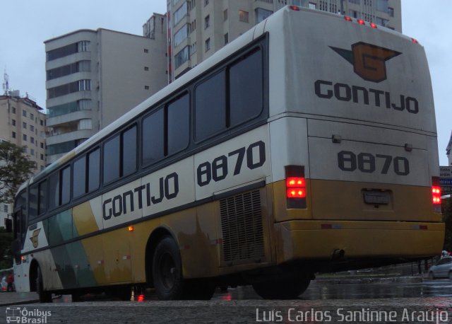 Empresa Gontijo de Transportes 8870 na cidade de Belo Horizonte, Minas Gerais, Brasil, por Luís Carlos Santinne Araújo. ID da foto: 1411978.