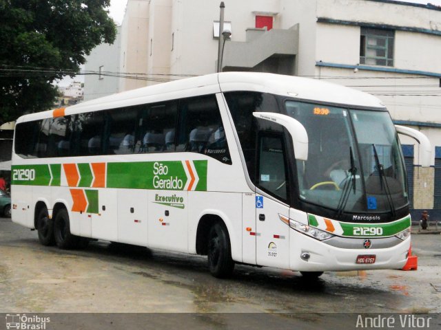 Cia. São Geraldo de Viação 21290 na cidade de Rio de Janeiro, Rio de Janeiro, Brasil, por André Vitor  Silva dos Santos. Número da foto: #1412474.