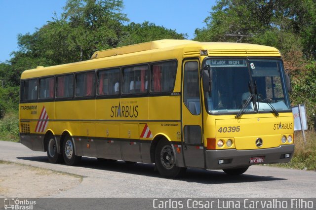 Viação Itapemirim 40395 na cidade de Recife, Pernambuco, Brasil, por Carlos César Luna Carvalho Filho. ID da foto: 1412967.