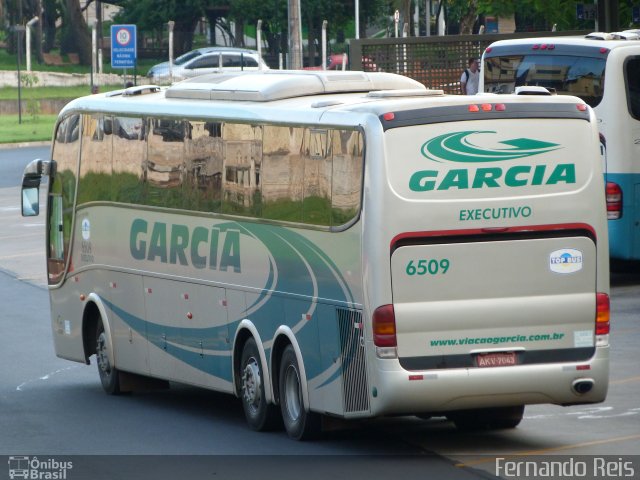 Viação Garcia 6509 na cidade de Ribeirão Preto, São Paulo, Brasil, por Fernando Reis. ID da foto: 1411772.