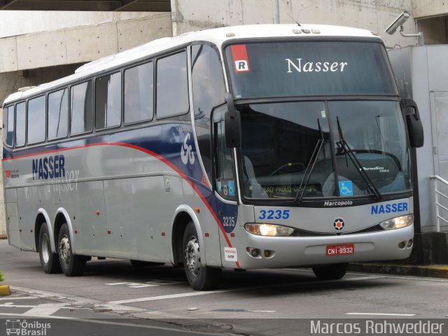 Viação Nasser 3235 na cidade de Campinas, São Paulo, Brasil, por Marcos Rohwedder. ID da foto: 1411637.