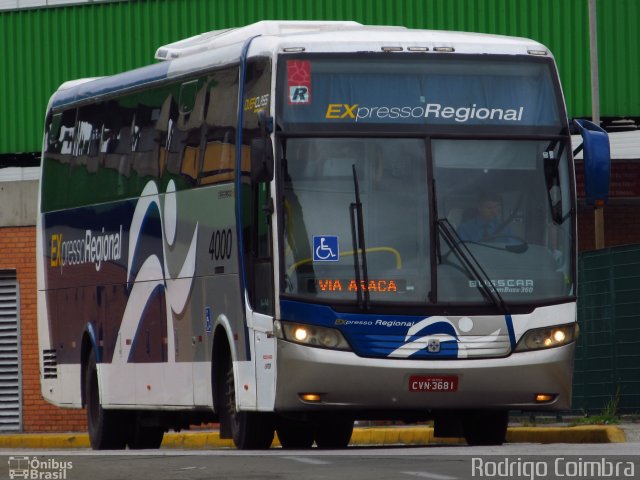 Expresso Regional 4000 na cidade de São Paulo, São Paulo, Brasil, por Rodrigo Coimbra. ID da foto: 1414284.