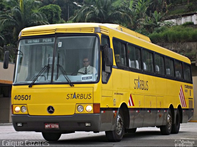 Viação Itapemirim 40501 na cidade de Santos, São Paulo, Brasil, por Caique Cazares. ID da foto: 1416105.