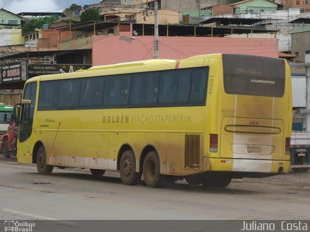 Viação Itapemirim 45261 na cidade de Conselheiro Lafaiete, Minas Gerais, Brasil, por Juliano  Costa. Número da foto: #1414833.