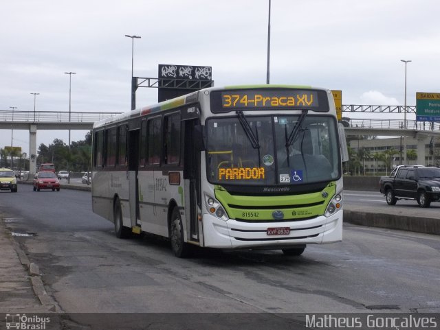 Transportes América B19542 na cidade de Rio de Janeiro, Rio de Janeiro, Brasil, por Matheus Gonçalves. Número da foto: #1413971.