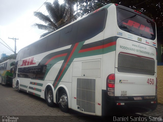 RIL - Rodoviário Ibitinguense Ltda. 450 na cidade de Praia Grande, São Paulo, Brasil, por Daniel Santos Sardi. Número da foto: #1415654.