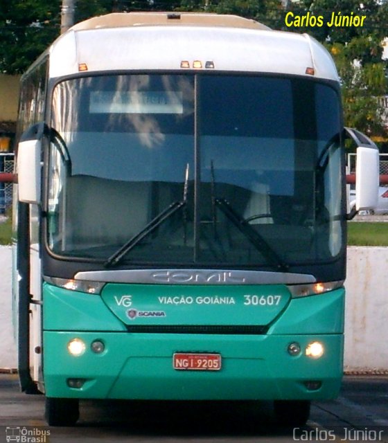 Viação Goiânia 30607 na cidade de Goiânia, Goiás, Brasil, por Carlos Júnior. ID da foto: 1414716.