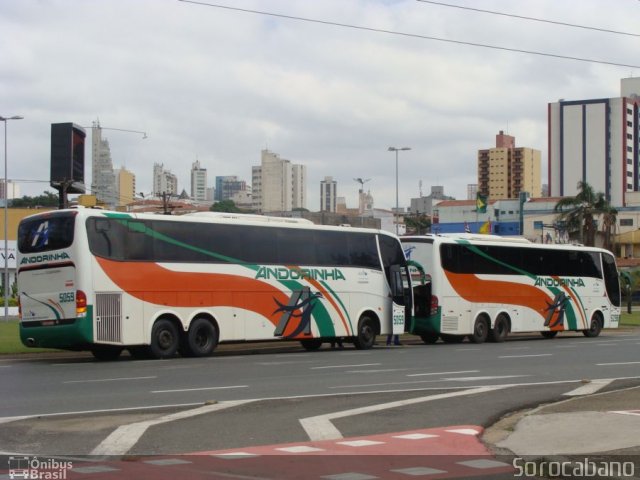 Empresa de Transportes Andorinha 5059 na cidade de Sorocaba, São Paulo, Brasil, por Elias  Junior. ID da foto: 1417419.