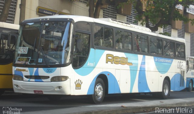 Real Auto Ônibus 002 na cidade de Rio de Janeiro, Rio de Janeiro, Brasil, por Renan Vieira. Número da foto: #1416980.