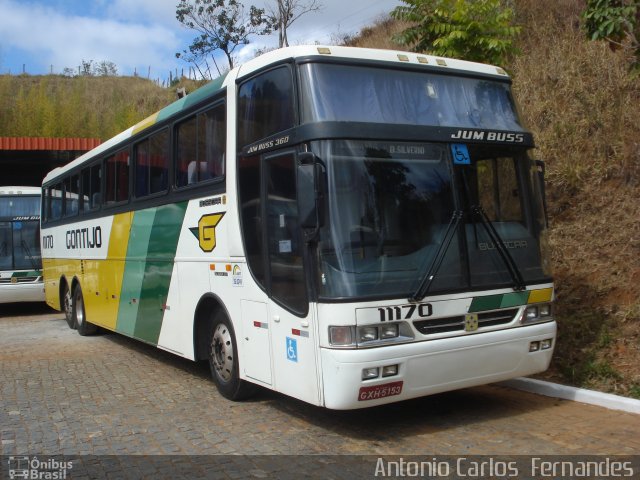 Empresa Gontijo de Transportes 11170 na cidade de João Monlevade, Minas Gerais, Brasil, por Antonio Carlos Fernandes. Número da foto: #1417281.
