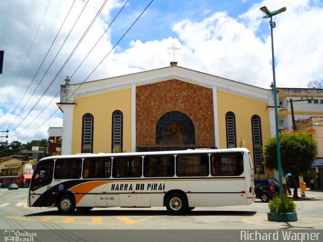 Viação Barra do Piraí Turismo RJ 113.022 na cidade de Mendes, Rio de Janeiro, Brasil, por Richard Wagner. Número da foto: #1416660.