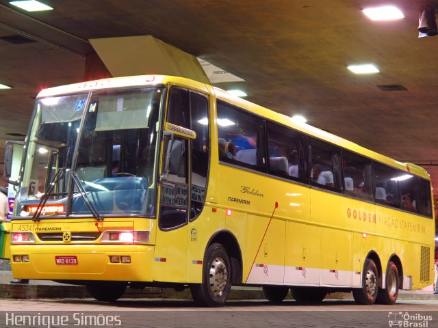 Viação Itapemirim 45341 na cidade de Belo Horizonte, Minas Gerais, Brasil, por Henrique Simões. ID da foto: 1417580.