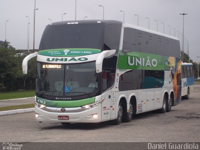 Empresa União de Transportes 4183 na cidade de Florianópolis, Santa Catarina, Brasil, por Daniel Guardiola. Número da foto: #1381165.