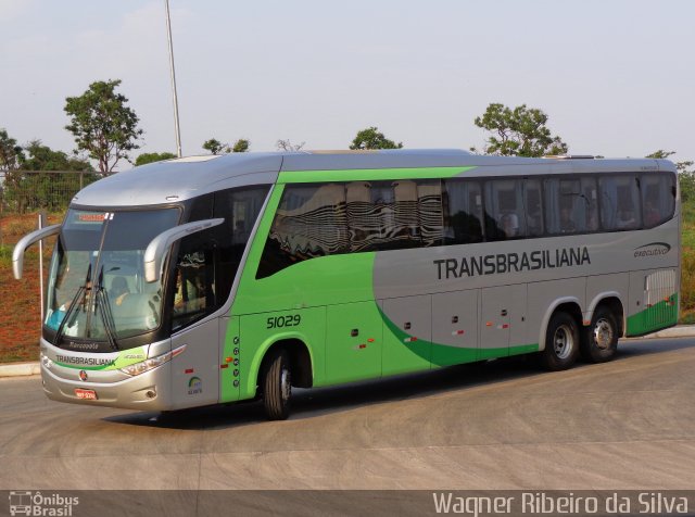 Transbrasiliana Transportes e Turismo 51029 na cidade de Brasília, Distrito Federal, Brasil, por Wagner Ribeiro da Silva. Número da foto: #1380244.