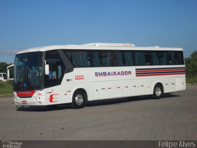 Expresso Embaixador 306 na cidade de Pelotas, Rio Grande do Sul, Brasil, por Felipe Alves. Número da foto: #1380095.