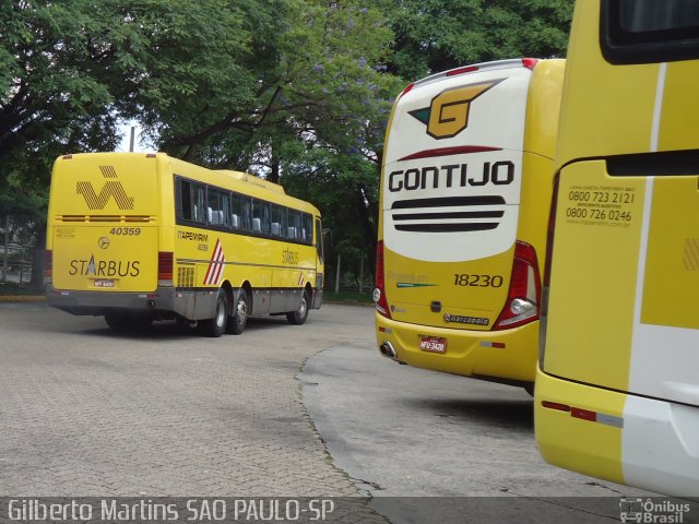 Viação Itapemirim 40359 na cidade de São Paulo, São Paulo, Brasil, por Gilberto Martins. ID da foto: 1418691.