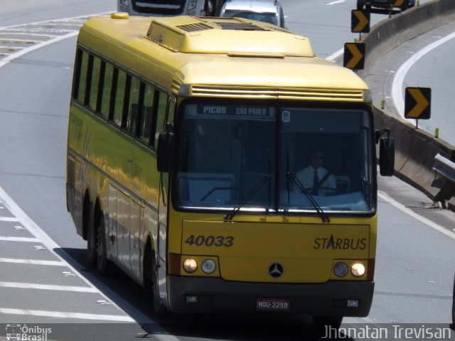 Viação Itapemirim 40033 na cidade de Lavrinhas, São Paulo, Brasil, por Jhonatan Diego da Silva Trevisan. Número da foto: #1419555.