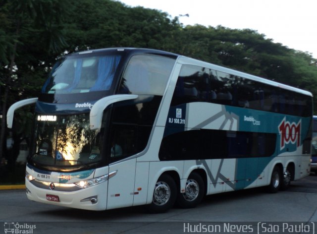 Auto Viação 1001 RJ 108.311 na cidade de São Paulo, São Paulo, Brasil, por Hudson Neves. Número da foto: #1419874.