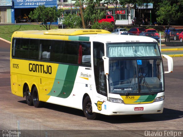 Empresa Gontijo de Transportes 11725 na cidade de Foz do Iguaçu, Paraná, Brasil, por Otavio Felipe Balbinot. Número da foto: #1421671.