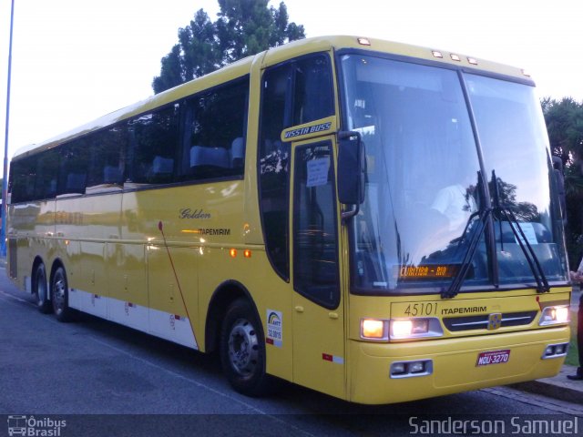 Viação Itapemirim 45101 na cidade de Curitiba, Paraná, Brasil, por Sanderson Samuel. Número da foto: #1422524.