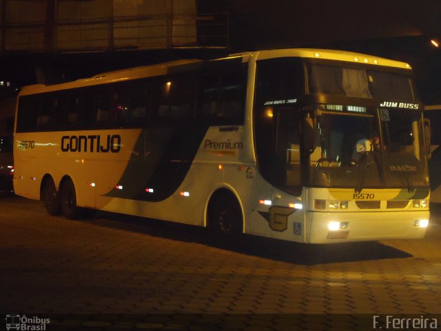 Empresa Gontijo de Transportes 15570 na cidade de Belo Horizonte, Minas Gerais, Brasil, por Fabri Ferreira. ID da foto: 1421066.