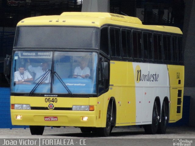 Viação Nordeste 0640 na cidade de Fortaleza, Ceará, Brasil, por João Victor. Número da foto: #1422743.