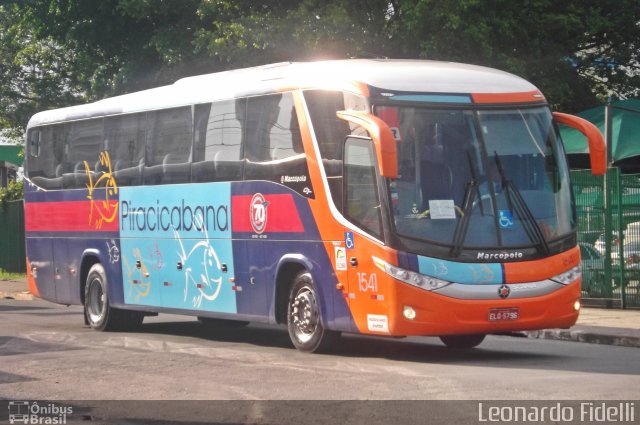 Viação Piracicabana 1541 na cidade de São Paulo, São Paulo, Brasil, por Leonardo Fidelli. ID da foto: 1421373.