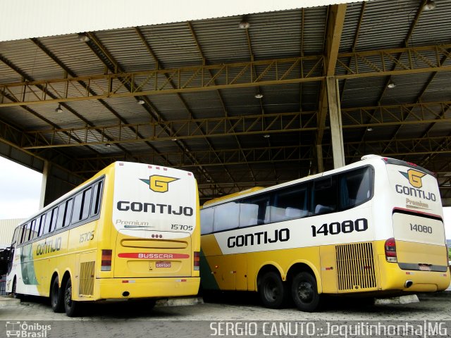 Empresa Gontijo de Transportes 15705 na cidade de Jequitinhonha, Minas Gerais, Brasil, por Sérgio Augusto Braga Canuto. ID da foto: 1422889.