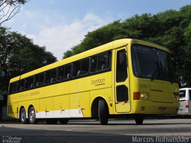 Viação Itapemirim 41015 na cidade de São Paulo, São Paulo, Brasil, por Marcos Rohwedder. ID da foto: 1420722.