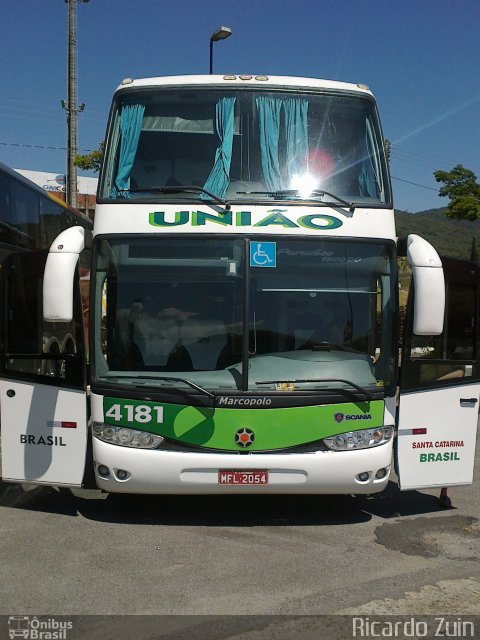 Empresa União de Transportes 4181 na cidade de Poços de Caldas, Minas Gerais, Brasil, por Ricardo Zuin. Número da foto: #1424735.