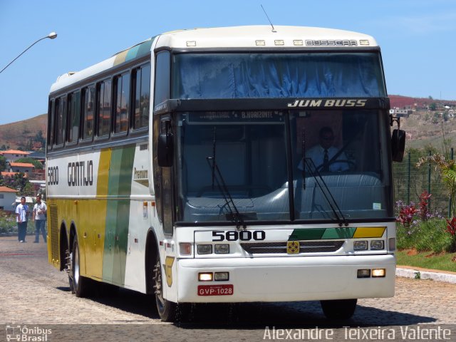 Empresa Gontijo de Transportes 5800 na cidade de João Monlevade, Minas Gerais, Brasil, por Alexandre  Teixeira Valente. ID da foto: 1423316.